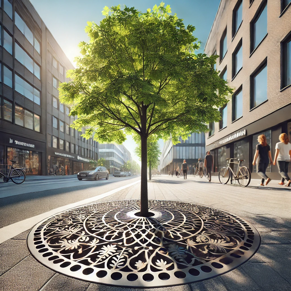 Tree grating